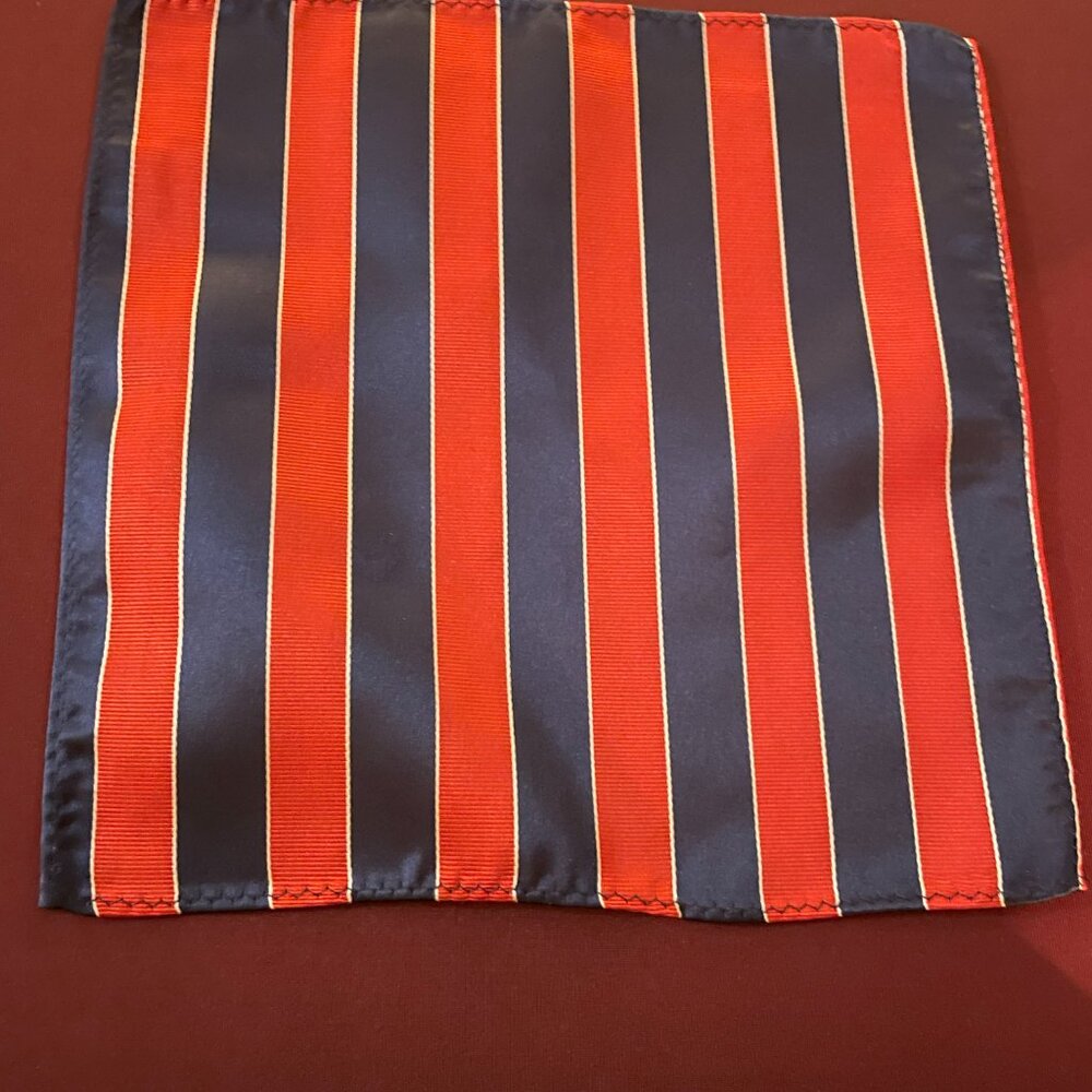 Red & Blue Striped Necktie Set - Picture 6 of 7